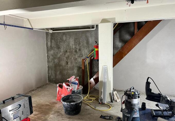 Kelder herstelwerk Groningen